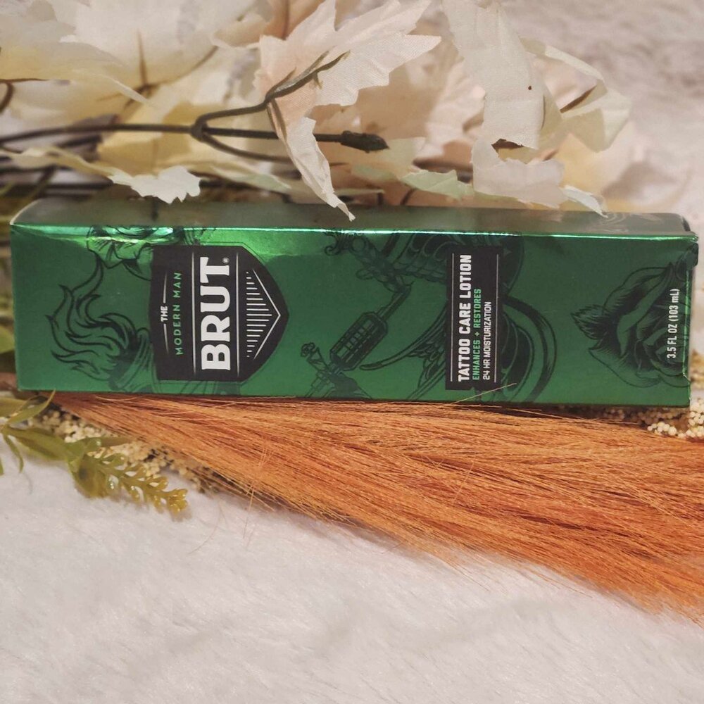 Brut Tattoo Care Lotion 24 Hour Moisturization - Lotion for Tattoos